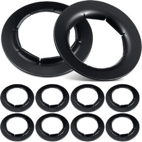Blulu 8 Pack Push On Washers Spring Steel Washers Dolly Wheel Lock Washers Fits 5/8 Dolly Axle Rods with Oiled Phosphate Finish in Saudi Arabia