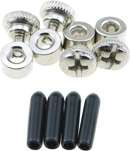 MEETOOT 2 Sets Wire Rope Jump Rope Accessory Screw Nut Adjustable Steel Screw End Cap Rubber Sleeves for Adjusting and Fixing the Length of Wire Rope Jump Rope in Saudi Arabia