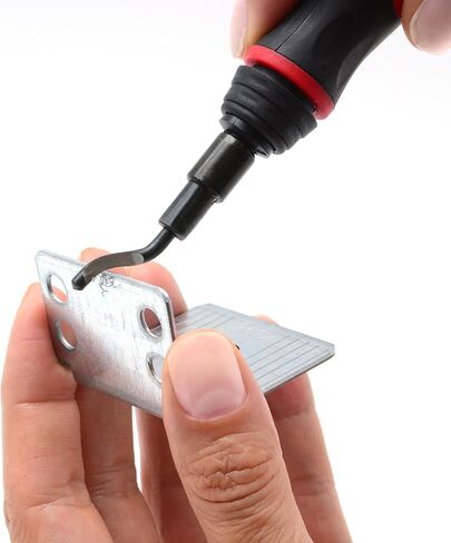 AFA Tooling - Extendable Neck Deburring Tool with 3 Extra Swivel Blades - Works on Metal, Resin, PVC Pipes, Copper, Plastic and 3D Printed Edges - Plumbing & 3D Printing Burr Removal Reamer Tool in Saudi Arabia