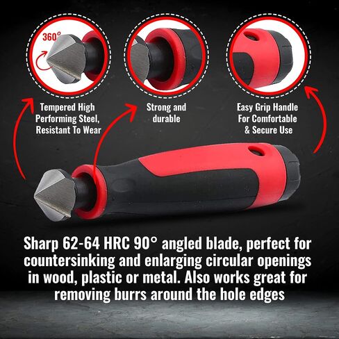 AFA Tooling - Extendable Neck Deburring Tool with 3 Extra Swivel Blades - Works on Metal, Resin, PVC Pipes, Copper, Plastic and 3D Printed Edges - Plumbing & 3D Printing Burr Removal Reamer Tool in Saudi Arabia
