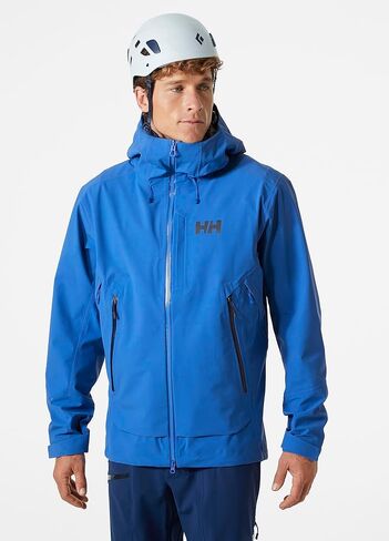 Helly-Hansen Verglas BC Ski Shell Jacket - Men's Waterproof, Windproof 3-Layer, Helmet & Pack Compatible, Ventilation Zippers in Saudi Arabia