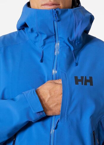 Helly-Hansen Verglas BC Ski Shell Jacket - Men's Waterproof, Windproof 3-Layer, Helmet & Pack Compatible, Ventilation Zippers in Saudi Arabia