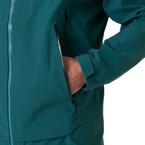 Helly-Hansen Verglas BC Ski Shell Jacket - Men's Waterproof, Windproof 3-Layer, Helmet & Pack Compatible, Ventilation Zippers in Saudi Arabia