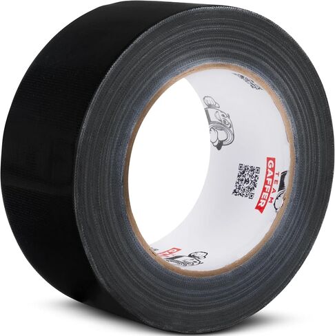 Team Gaffer Black Professional-Grade Gaffer Tape | Water-Resistant, Heavy-Duty & No-Residue for Reliable & Convenient Repairs, Marking, Cable Management | 2 inches x 30-Yard Per Roll (1 Pack) in Saudi Arabia