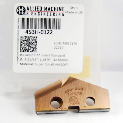 GENERIC 1-11/16 SPADE DRILL INSERT SERIES 2 GEN 2 T-A SUPER COBALT 453H-0126 in Kuwait