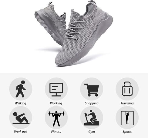 Running Shoes for Men Slip on Tennis Shoes Fashion Sneakers Lightweight Breathable Casual Walking Shoes Outdoor Workout Athletic Training Gym Trainer Sport Dark_Green Size 8.5 in Kuwait