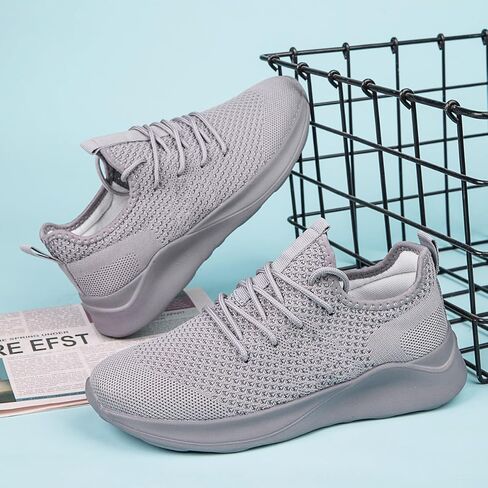 Running Shoes for Men Slip on Tennis Shoes Fashion Sneakers Lightweight Breathable Casual Walking Shoes Outdoor Workout Athletic Training Gym Trainer Sport Dark_Green Size 8.5 in Kuwait