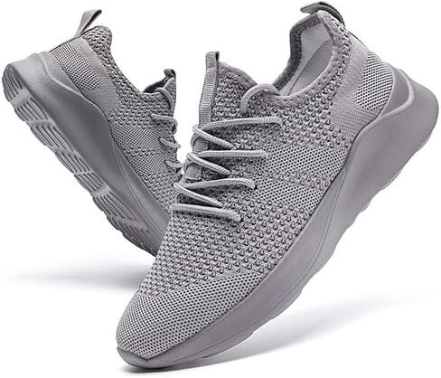 Running Shoes for Men Slip on Tennis Shoes Fashion Sneakers Lightweight Breathable Casual Walking Shoes Outdoor Workout Athletic Training Gym Trainer Sport Dark_Green Size 8.5 in Kuwait