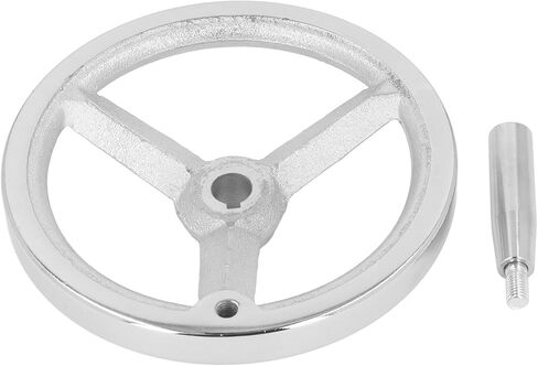 18x200mm Lathe Hand Wheel Cast Iron Round Handwheel with Handle for Milling Machine and Grinder in Saudi Arabia
