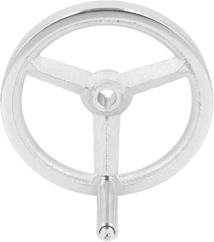 18x200mm Lathe Hand Wheel Cast Iron Round Handwheel with Handle for Milling Machine and Grinder in Saudi Arabia