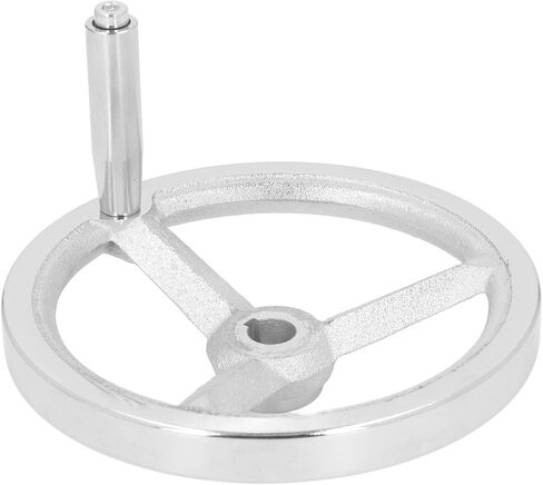 18x200mm Lathe Hand Wheel Cast Iron Round Handwheel with Handle for Milling Machine and Grinder in Saudi Arabia
