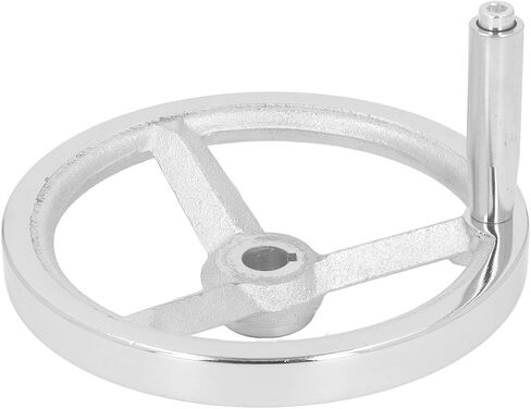 18x200mm Lathe Hand Wheel Cast Iron Round Handwheel with Handle for Milling Machine and Grinder in Saudi Arabia