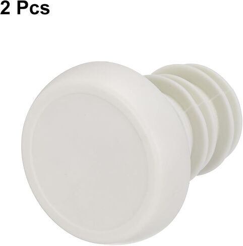 HARFINGTON 1 Pairs Bike Handlebar End Plugs Bar End Caps Expanding Locking Handlebar End Plugs for Most Bike MTB Road BMX Fixed Gear Bike, White in Saudi Arabia