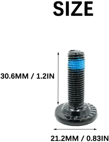 2PCS Chromoly 8-Spline BMX Spindle Bolts - 19mm Bottom Bracket Axle Screws for BMX/Mid Bikes in Kuwait