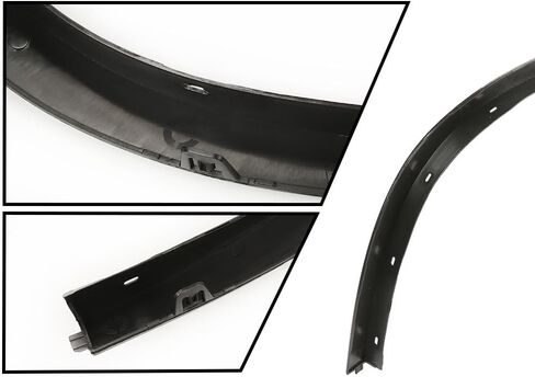 CHEDA Front Wheel Right Side Upper Fender Arch Cover Trim Compatible with 2002 2003 2004 2005 2006 2007 2008 Mini Cooper Black in Saudi Arabia