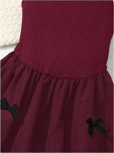Verdusa Girl's Bow Sleeveless Backless Bubble Dress A Line Flowy Summer Dress in Saudi Arabia