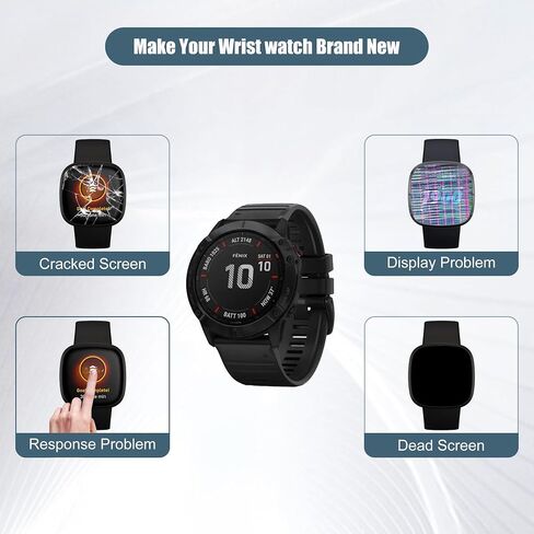 شاشة LCD الرقمية متوافقة مع Gar Min Fenix ​​6x Pro 1.4 "شاشة LCD شاشة تعمل باللمس مع أدوات (ليس لـ Gar Min Fenix ​​6/6 Pro) in Saudi Arabia