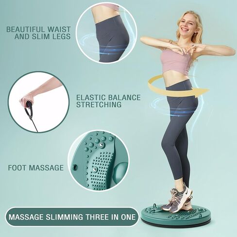 Waist Sculptor Twister Disc Board Twisting Exercise Machine, Lovely Core Ab Twist Plate Fitness Tool for Women in Saudi Arabia