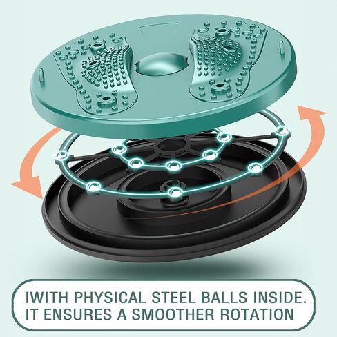 Waist Sculptor Twister Disc Board Twisting Exercise Machine, Lovely Core Ab Twist Plate Fitness Tool for Women in Saudi Arabia