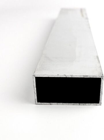 6061 Aluminum Rectangular Tubing, Unpolished (Mill) Finish, Extruded, T6 Temper, AMS-QQ-A 200/8, ASTM B-221, 1" Height, 3" Width, 0.125" Wall Thickness, 72" Length, OnlineMetals in Saudi Arabia