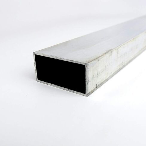 6061 Aluminum Rectangular Tubing, Unpolished (Mill) Finish, Extruded, T6 Temper, AMS-QQ-A 200/8, ASTM B-221, 1" Height, 3" Width, 0.125" Wall Thickness, 72" Length, OnlineMetals in Saudi Arabia
