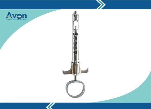 محقنة مخدر ذاتي مخدر سعة 1.8 مل مع قطع خرطوشة نقطة السهم واستراحة الأصابع | الفولاذ المقاوم للصدأ الألماني (1.8 مل - 5 قطع) in Kuwait