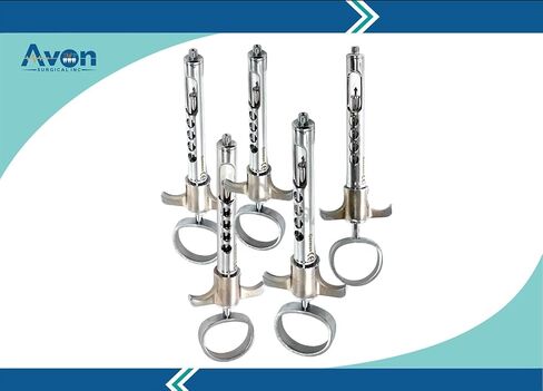 محقنة مخدر ذاتي مخدر سعة 1.8 مل مع قطع خرطوشة نقطة السهم واستراحة الأصابع | الفولاذ المقاوم للصدأ الألماني (1.8 مل - 5 قطع) in Kuwait