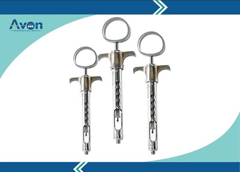 محقنة مخدر ذاتي مخدر سعة 1.8 مل مع قطع خرطوشة نقطة السهم واستراحة الأصابع | الفولاذ المقاوم للصدأ الألماني (1.8 مل - 5 قطع) in Kuwait