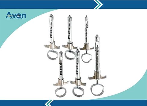 محقنة مخدر ذاتي مخدر سعة 1.8 مل مع قطع خرطوشة نقطة السهم واستراحة الأصابع | الفولاذ المقاوم للصدأ الألماني (1.8 مل - 5 قطع) in Kuwait