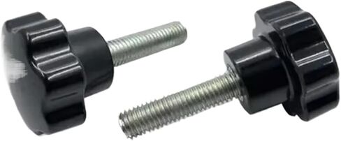 M10 Seven Corners Star knob Handle Rubber Head Screw Plum Hand Screws 20mm-50mm Length(M10x40mm) in Saudi Arabia
