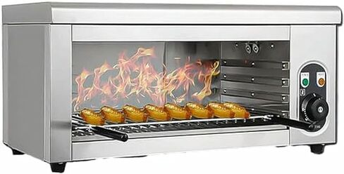 Melter و Grill Commercial Cheese Melter و Grill ، 2000 واط شفيرة عالية الطاقة ، ودرجة حرارة قابلة للتعديل للذوبان المثالي والخبز المحمص والشواء in Kuwait