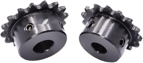 تروس الأسنان المائلة الرصاصية 1 PCS 10T-19T 04C سلسلة التروس Bore 6mm الصناعي صراخ العجلة سلسلة محرك المسننة الملعب الأسنان 6.35 ملم الصلب (17 أسنان) in Saudi Arabia