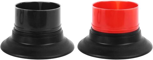 Bass Drum Enhancer, ABS Rubber Bass Drum Kick Enhancer Sturdy Drum Bass Effect Amplifier with Port Hole Protector (Red) in Saudi Arabia