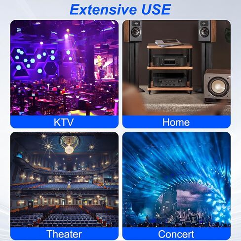 XMSJSIY Speakon Audio Snake Cable Speakon 8 Core to 2 Core x 4 Channel Speakon Splitter Speaker Connector Extension Wire with Twist Lock for NL8FC NL8FX NLT8X NL4FC NL4FX - 1M/3.28FT in Kuwait