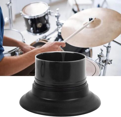 Bass Drum Enhancer, ABS Rubber Bass Drum Kick Enhancer Sturdy Drum Bass Effect Amplifier with Port Hole Protector (Red) in Saudi Arabia