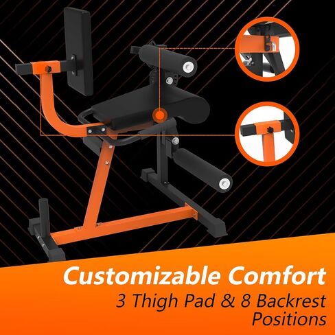 Leg Extension and Curl Machine, Leg Stretcher 550LBS Lower Body Special Leg Machine, Adjustable Leg Exercise Bench with Heavy Duty Lower Body Equipment for Thigh Training & Home Gym in Saudi Arabia