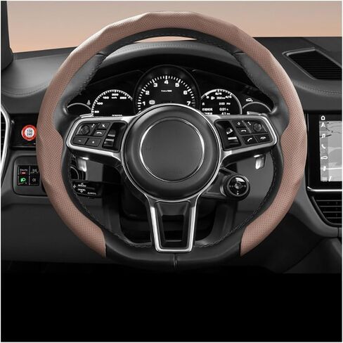 Four Season Universal Sweat Absorbing, Breathable Sports Car Handle Cover for Men and Women 5D Round(Style 5) in Saudi Arabia