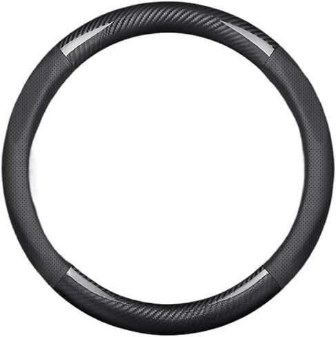 Car Steering Wheel Cover Carbon Fiber Pattern Pattern Leather Non Slip Fit for Mazda 3 6 Atenza CX-3 CX-5 CX-8 CX-7 CX-9 CX-30 CX-50 RX-7 RX-8 MX-5(Style 2) in Saudi Arabia