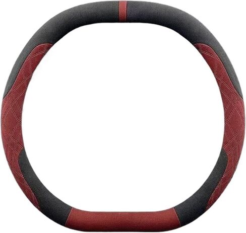 Suede Leather Car Steering Wheel Cover Fit for MG HS ZS 2025 Non-Slip Car-Styling Accessories(Style 6) in Saudi Arabia