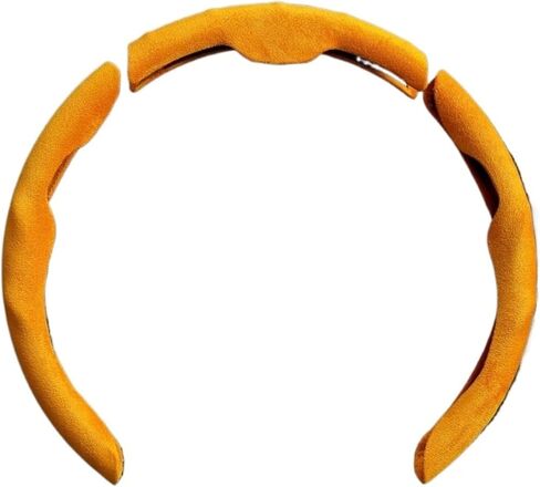 Flat Mouth Shaped Suede Steering Wheel Sleeve Suitable Fit for Tesla Model 3 Y Suede Steering Wheel Sleeve for All Seasons(Style 5) in Saudi Arabia