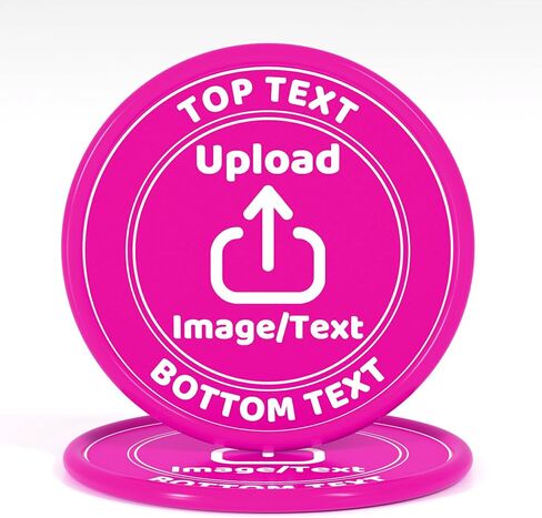 200-1000 رقائق البوكر البلاستيكية المخصصة ، رقائق الشراب ، تخصيص شعارك وصورة ونصًا مزدوجة الرموز المخصصة للطباعة ذات الألوان الكاملة للشريط والحفلات وبطاقات العمل والترقيات in Kuwait