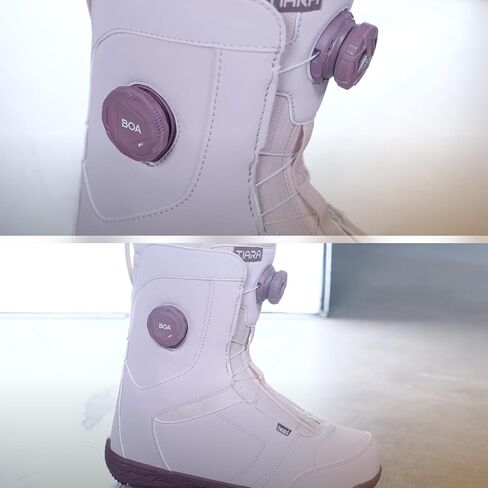 HEAD Women's Tiara LYT BOA Focus Insulated Flexible Foot-Conforming Lightweight All-Mountain Snowboard Riding Sports Lace-Up Boots w/Automatic Lace Tightening, Memory Foam Pads & Comfort Cuff in Saudi Arabia