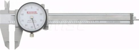 SPI 12-042-8 Smooth-Movement Shockproof Dial Caliper: 0" to 8" Range in Saudi Arabia