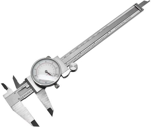 PROLINEMAX 6'' / 150MM Dual Reading Dial Caliper Shockproof Scale Metric SAE Standard INCH MM in Saudi Arabia