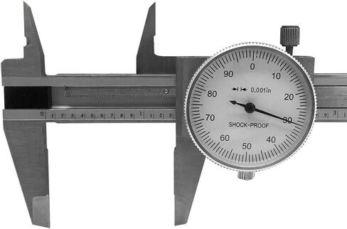 PROLINEMAX 4" Stainless Steel Dial Caliper Shockproof .001" Graduation in Saudi Arabia