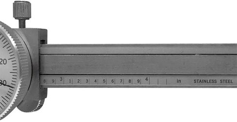 PROLINEMAX 4" Stainless Steel Dial Caliper Shockproof .001" Graduation in Saudi Arabia