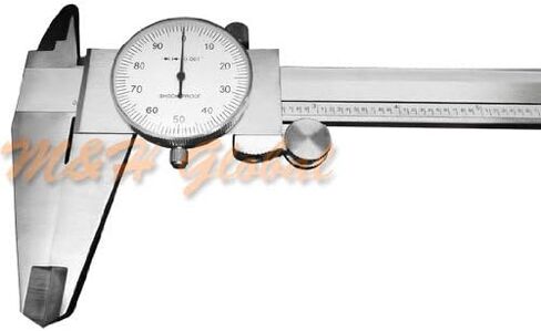 12'' Shockproof Dial Caliper Stainless Steel .001'' Grad Calipers Ruler w/Case in Saudi Arabia