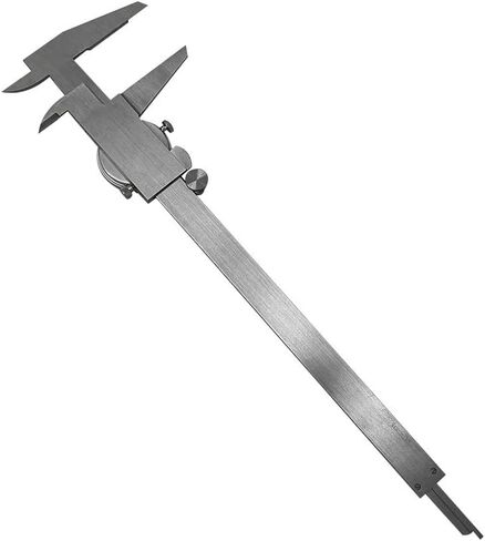 8" Dial Caliper 0.001 Graduation Stainless Steel Shockproof with Plastic Case in Saudi Arabia