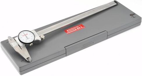 SPI 17-982-0 Calibrated Smooth Dial Caliper: White Dial, 0" to 6" Range in Saudi Arabia