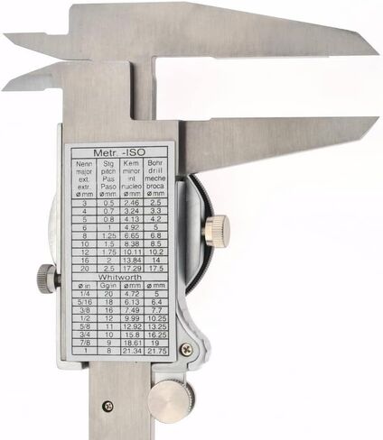 SPI 17-982-0 Calibrated Smooth Dial Caliper: White Dial, 0" to 6" Range in Saudi Arabia